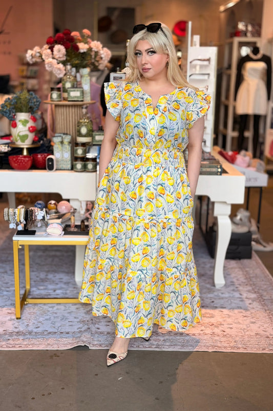 Sunny Floral Dress | Swank Boutique