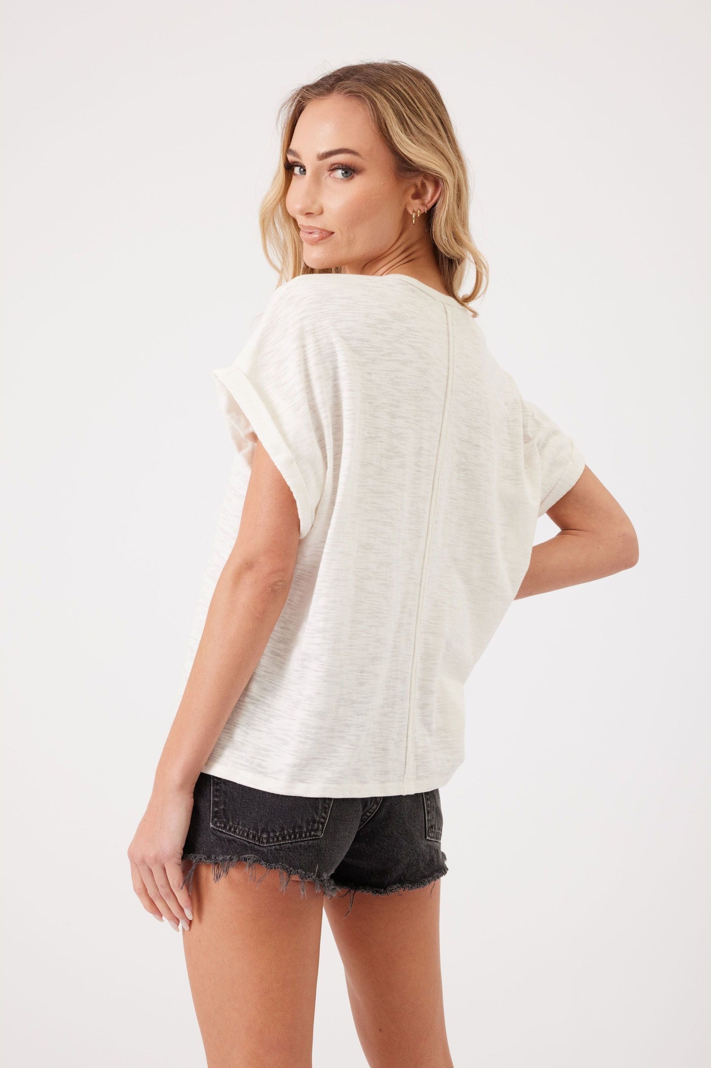 Madison Top - White | Swank Boutique