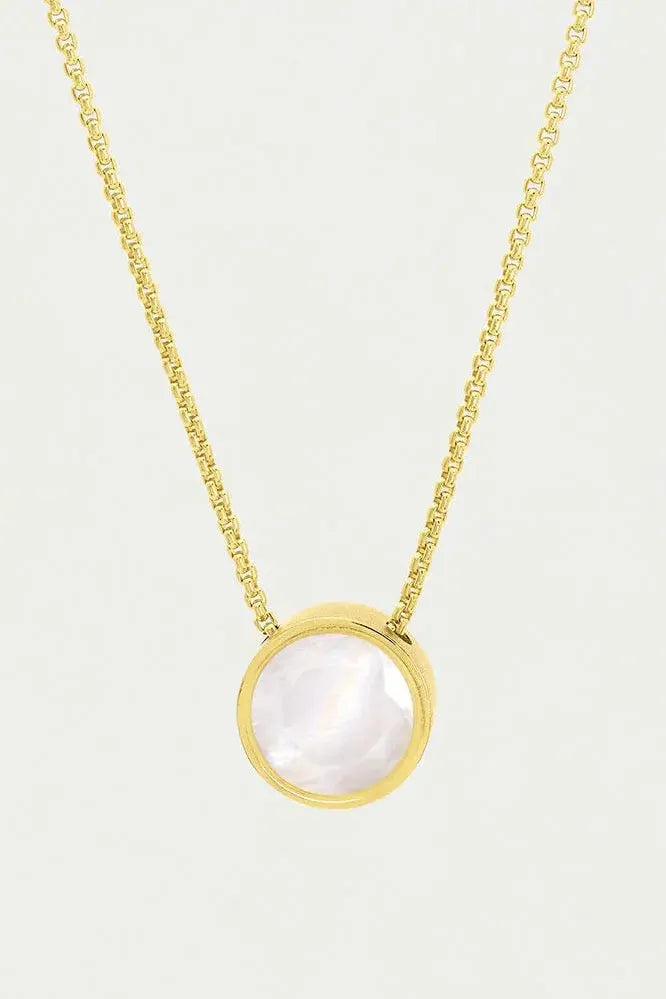 Signature Knockout Pendant - Labradorite/Gold (Copy) | Swank Boutique