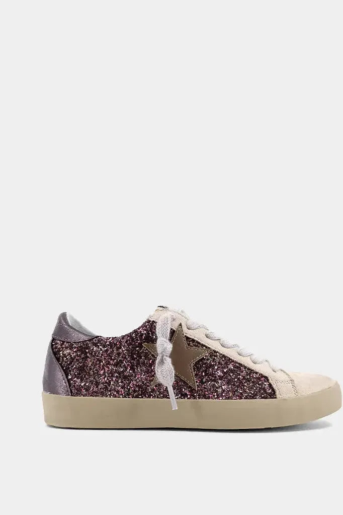 Silver Sparkle Paula Sneakers (Copy) | Swank Boutique