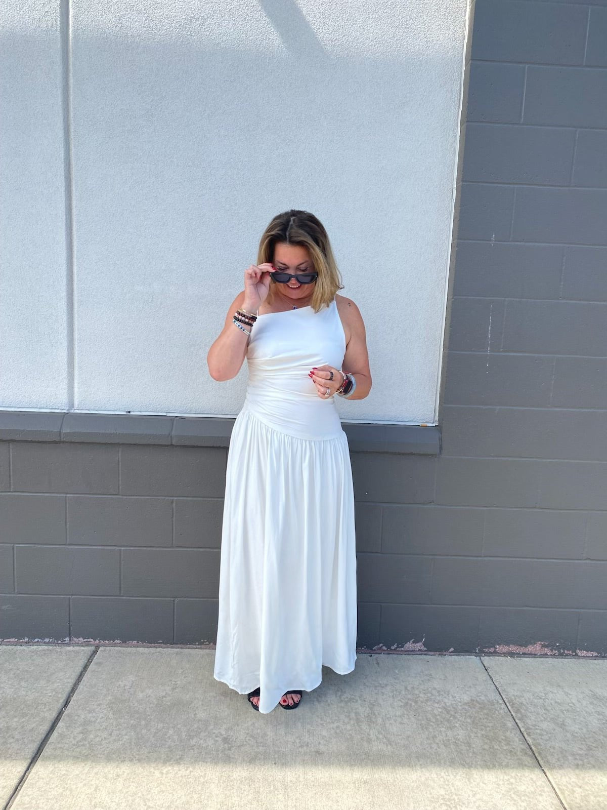 Heaven Sent Ruched Maxi Dress | Swank Boutique
