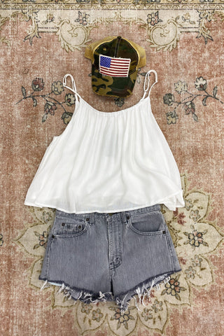 Custom Vintage Denim Shorts | Swank Boutique