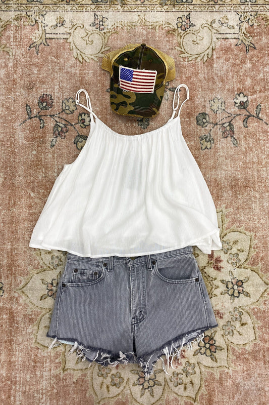 Custom Vintage Denim Shorts | Swank Boutique