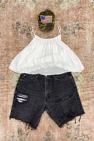 Custom Vintage Denim Shorts