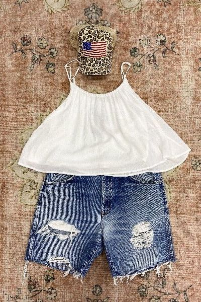 Custom Vintage Denim Shorts