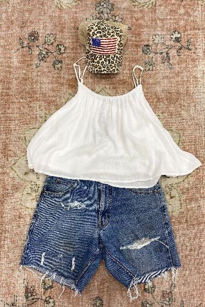 Custom Vintage Denim Shorts