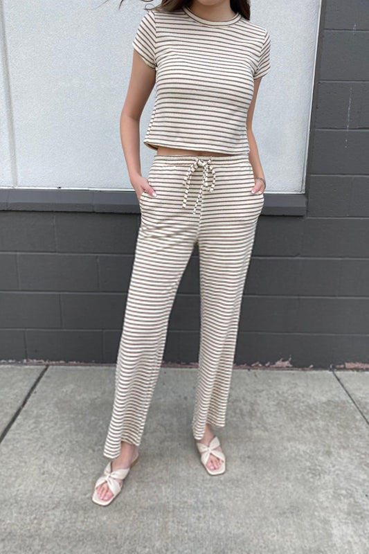Striped Lounge Pants | Swank Boutique