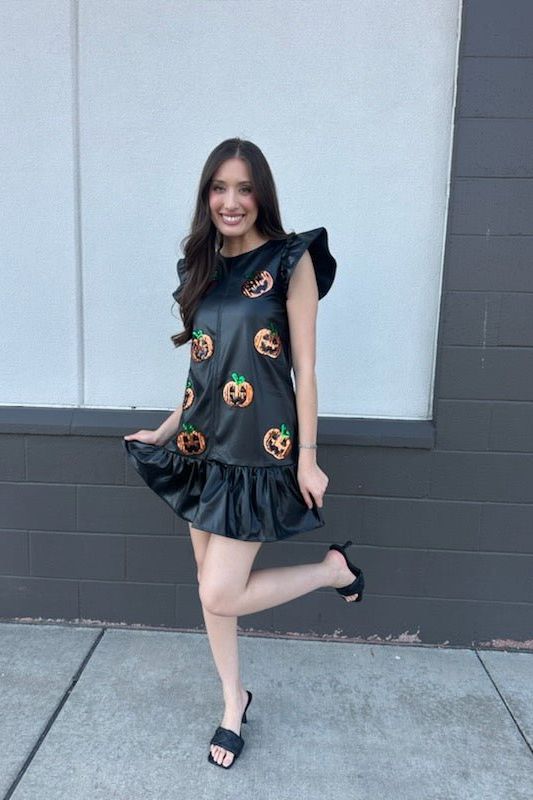 Pumpkin Mini Dress | Swank Boutique