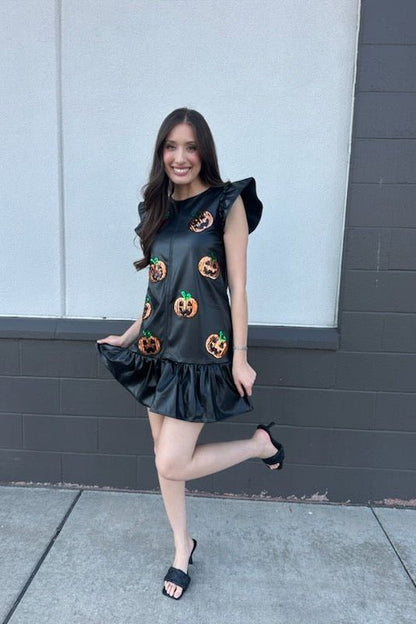 Pumpkin Mini Dress | Swank Boutique