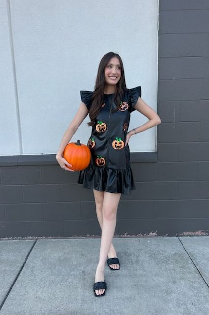 Pumpkin Mini Dress | Swank Boutique