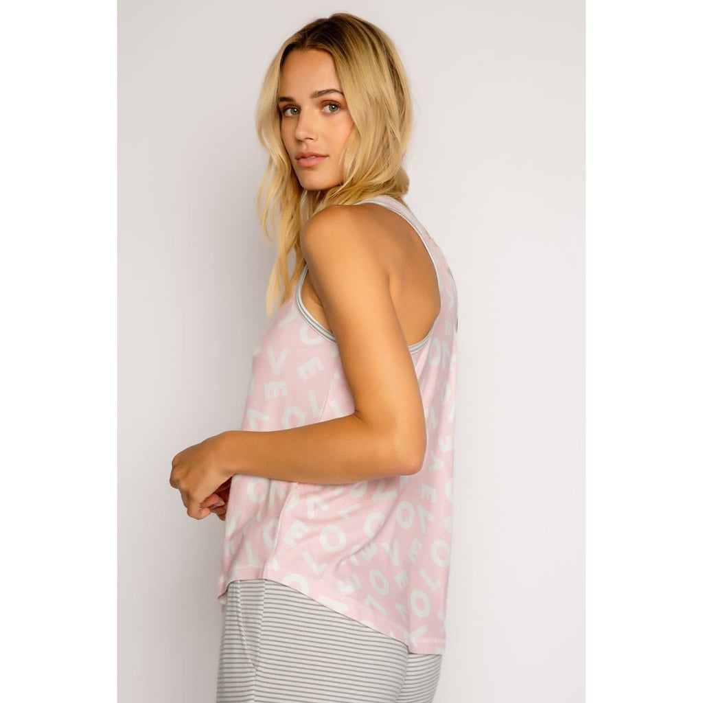 P.J. Salvage Live Grate - Tank Top Pink | Swank Boutique