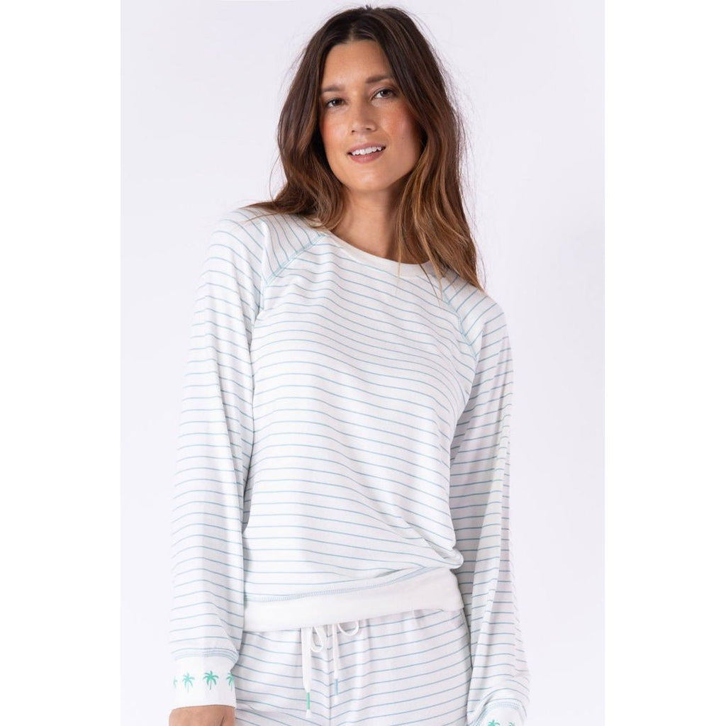 Beach More Worry Less Top - Ivory | Swank Boutique