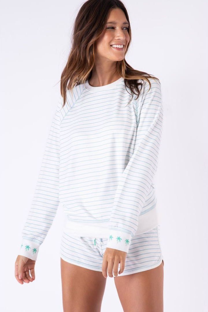 Beach More Worry Less Top - Ivory | Swank Boutique