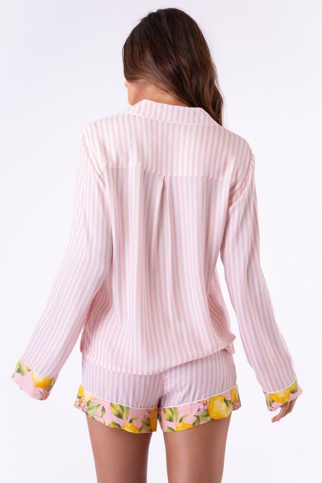 In Full Bloom Long Sleeve Top - Pink | Swank Boutique