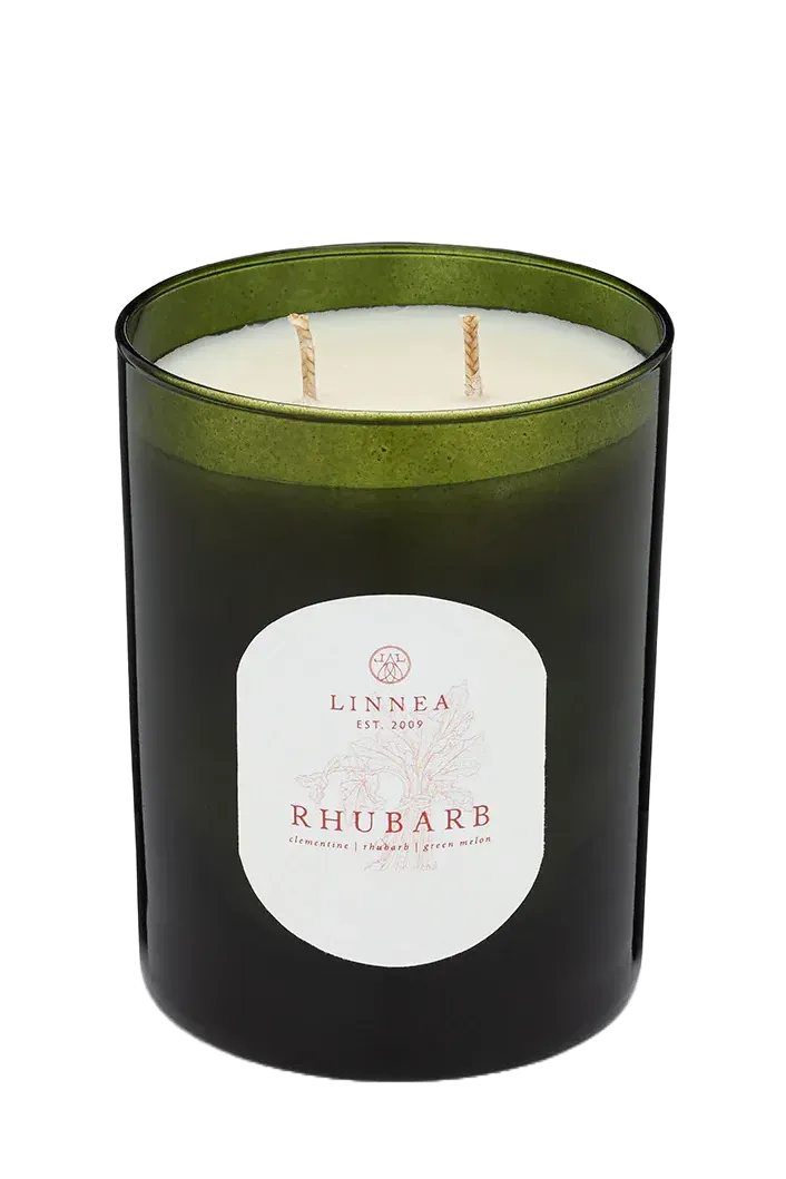 Rhubarb Candle