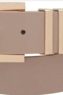 Beige & Gold Skinny Belt (Copy) | Swank Boutique