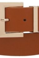Brown & Gold Skinny Belt | Swank Boutique