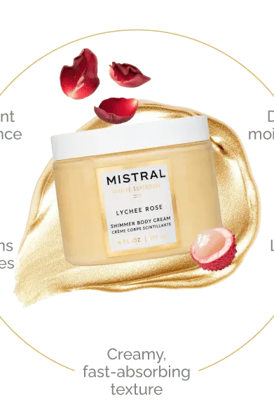 Luxe Shimmer Body Cream - Lychee Rose | Swank Boutique