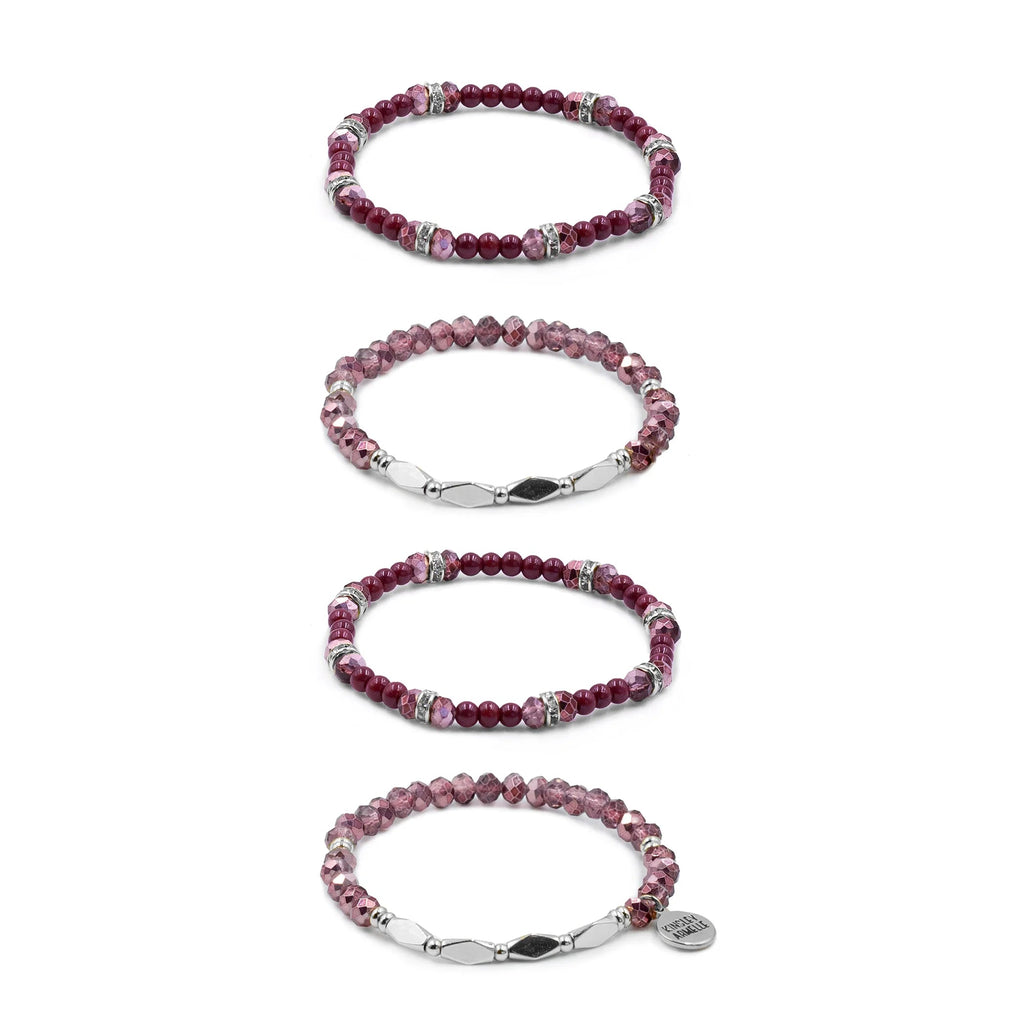 Stacked Bracelet Collection - Silver | Swank Boutique
