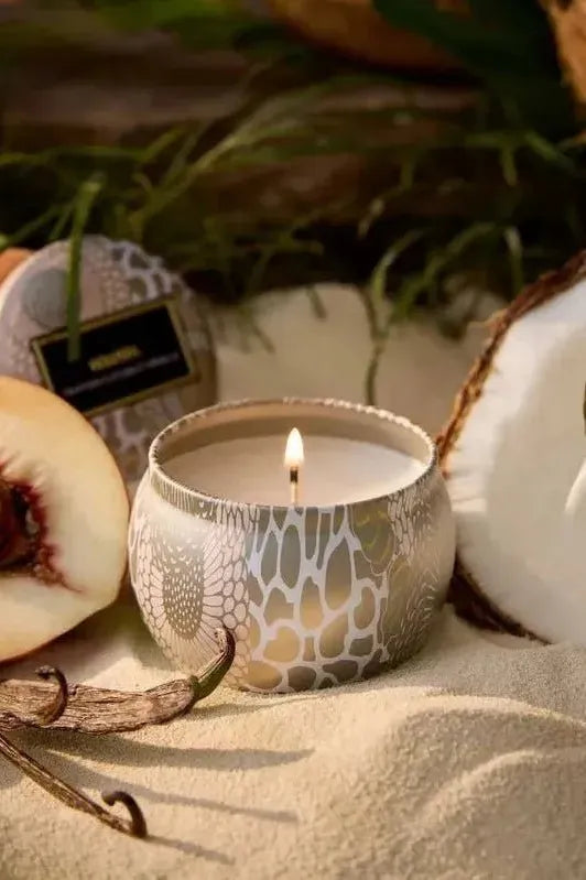 Tahitian Coconut - Mini Tin Candle | Swank Boutique