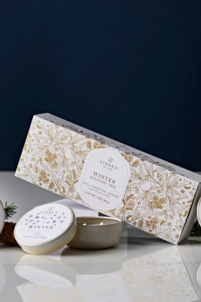 Petite Trio Holiday Candle Gift Set | Swank Boutique