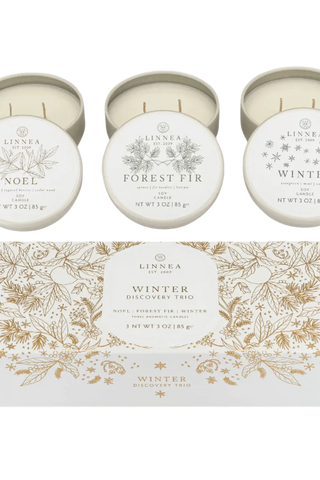 Petite Trio Holiday Candle Gift Set | Swank Boutique