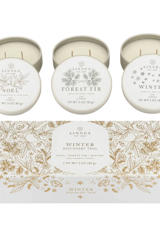 Petite Trio Holiday Candle Gift Set | Swank Boutique