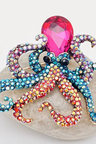 Octopus Brooch | Swank Boutique