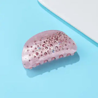 Sparkling Half Moon Hair Clip - White (Copy) | Swank Boutique