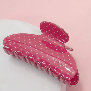 Polka Dot Hair Claw