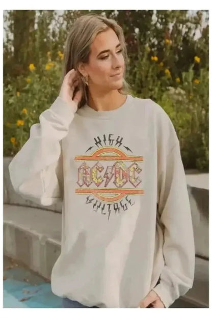 AC/DC High Voltage Sweatshirt | Swank Boutique