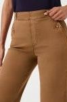 Stretched Twill Wide Leg Pant | Swank Boutique