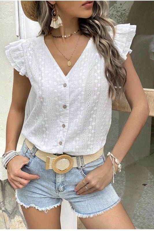 Avalon Ruffled Blouse