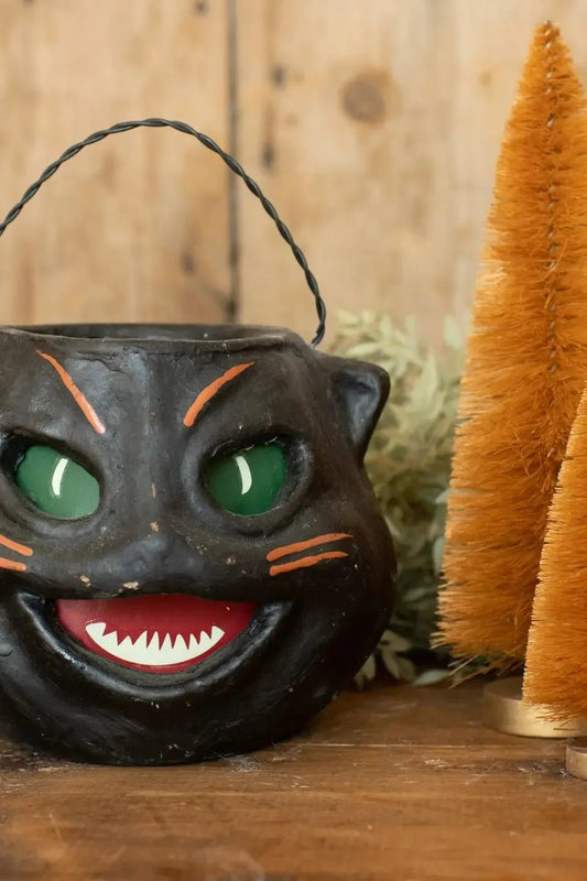 Vintage Black Cat Head | Swank Boutique