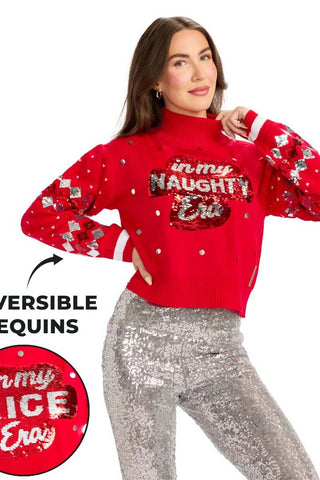 Nice Era Cropped Christmas Sweater | Swank Boutique