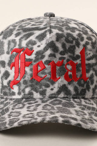 Feral Leopard Print Trucker Hat