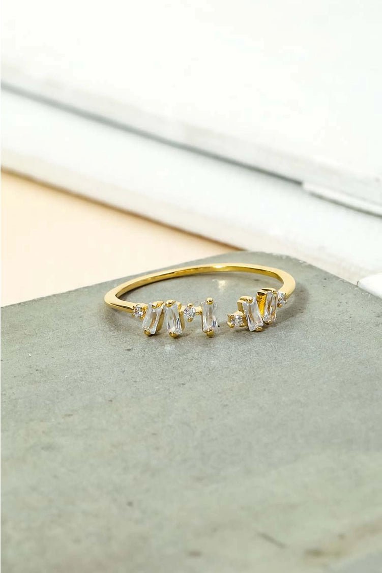 Gold Baguette Ring | Swank Boutique