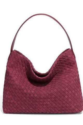 Everyday Capacity Woven Shoulder Bag | Swank Boutique