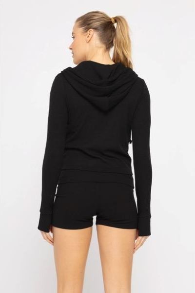 Becky Ribbed Hoodie | Swank Boutique