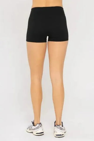 Contour Seam Biker Shorts | Swank Boutique