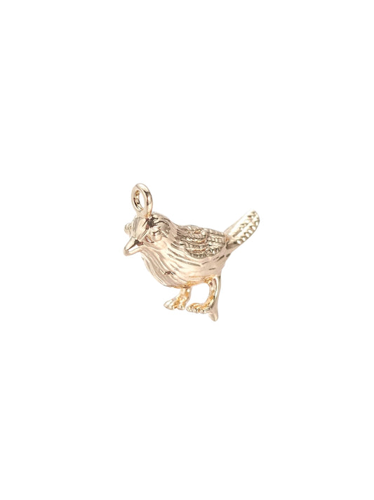 Gold Bird Charm