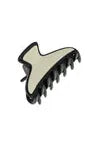Maybell Mini Claw Clip - Black/Ivory