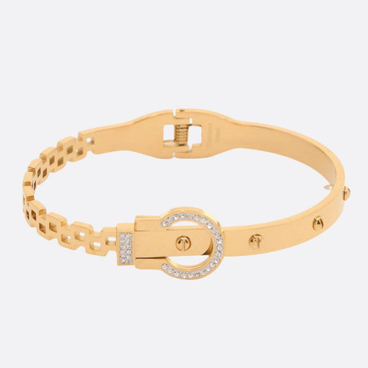 Gold Buckle Bracelet