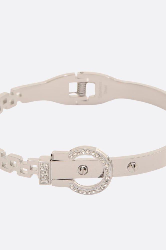 Silver Buckle Bracelet | Swank Boutique