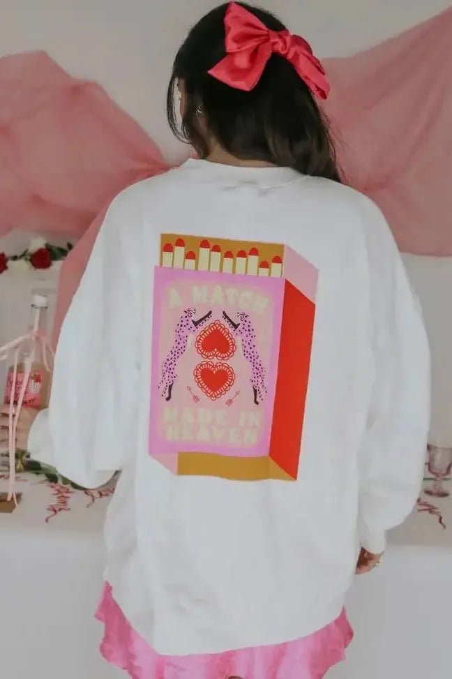 Burning Love Sweatshirt | Swank Boutique