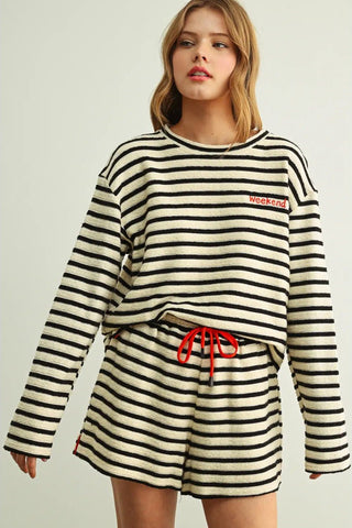 Bobbi Striped Top | Swank Boutique