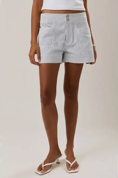 Bella Striped Shorts | Swank Boutique