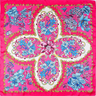 Pink Floral Scarf | Swank Boutique