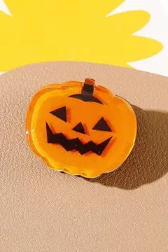 Mini Hair Clip - Pumpkin | Swank Boutique