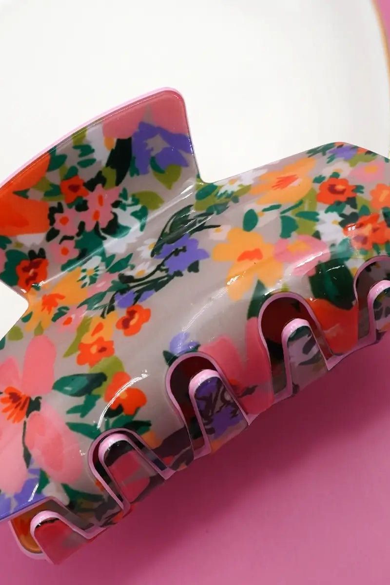 Floral Hair Claw | Swank Boutique